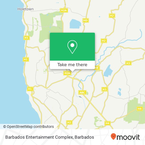 Barbados Entertainment Complex map