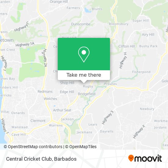 Central Cricket Club map