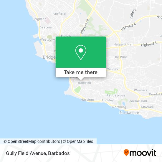 Gully Field Avenue map