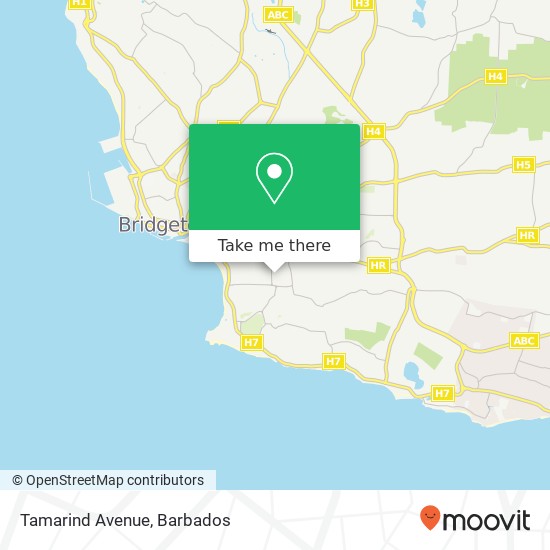 Tamarind Avenue map