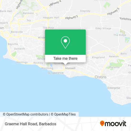 Graeme Hall Road map