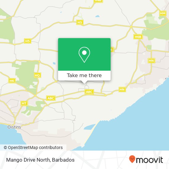 Mango Drive North map