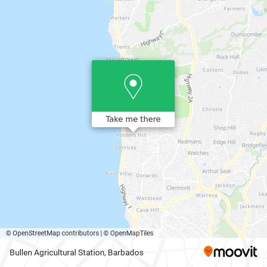 Bullen Agricultural Station map