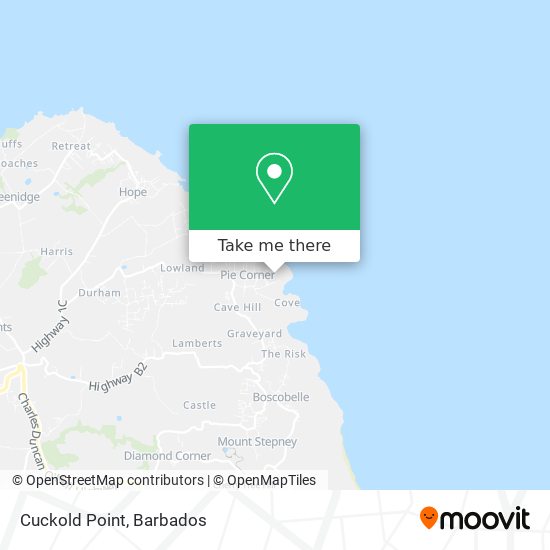 Cuckold Point map