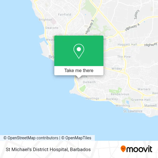 St Michael's District Hospital map