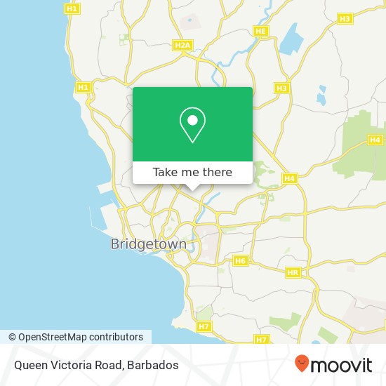 Queen Victoria Road map