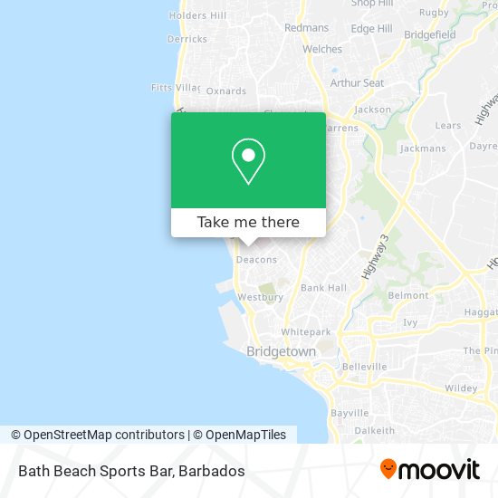 Bath Beach Sports Bar map