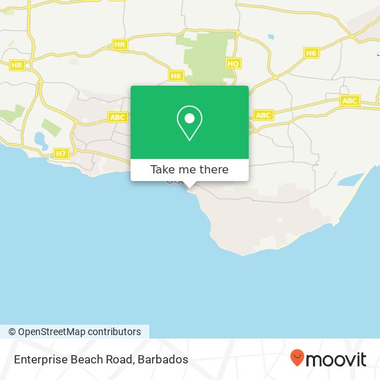 Enterprise Beach Road map