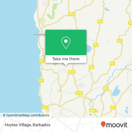 Hoytes Village map