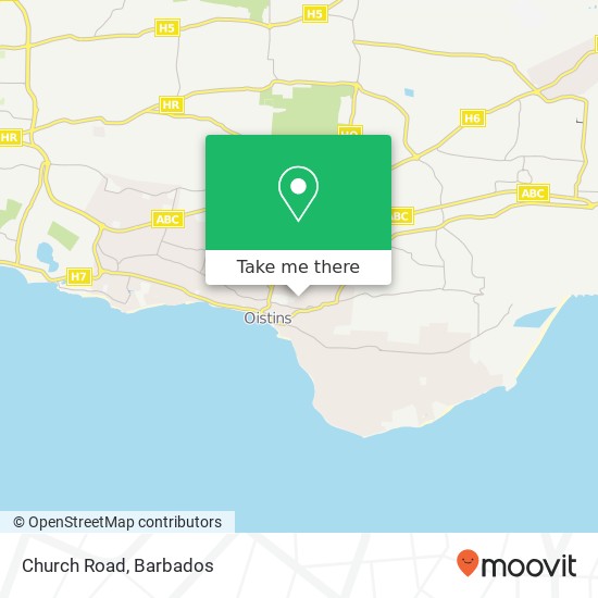 Church Road map