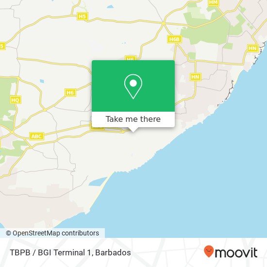 TBPB / BGI Terminal 1 map