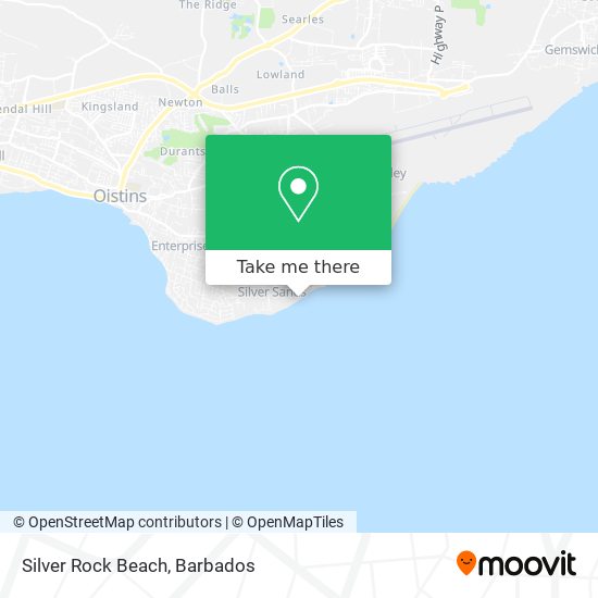 Silver Rock Beach map