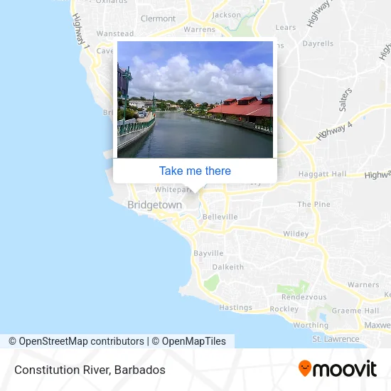 Constitution River map