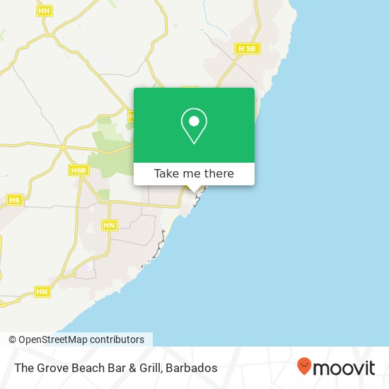 The Grove Beach Bar & Grill map