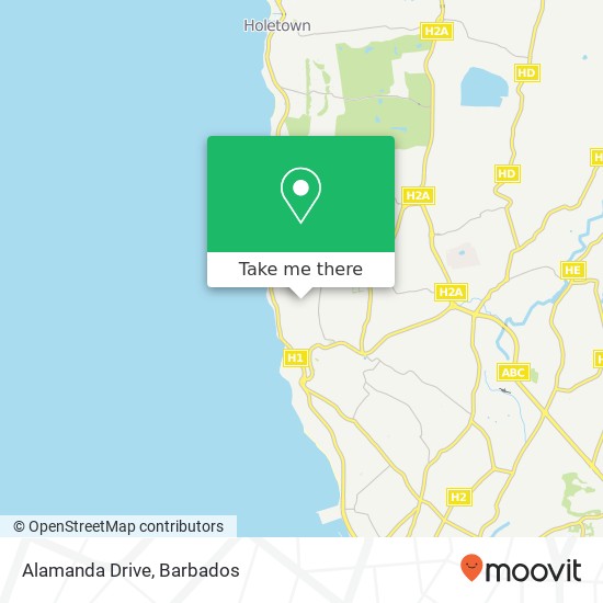 Alamanda Drive map