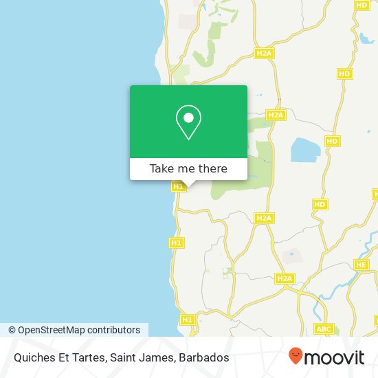 Quiches Et Tartes, Saint James map