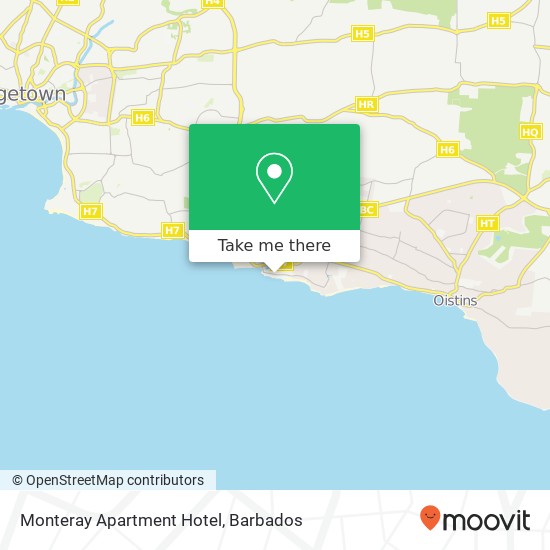 Monteray Apartment Hotel map