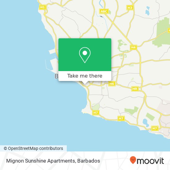 Mignon Sunshine Apartments map