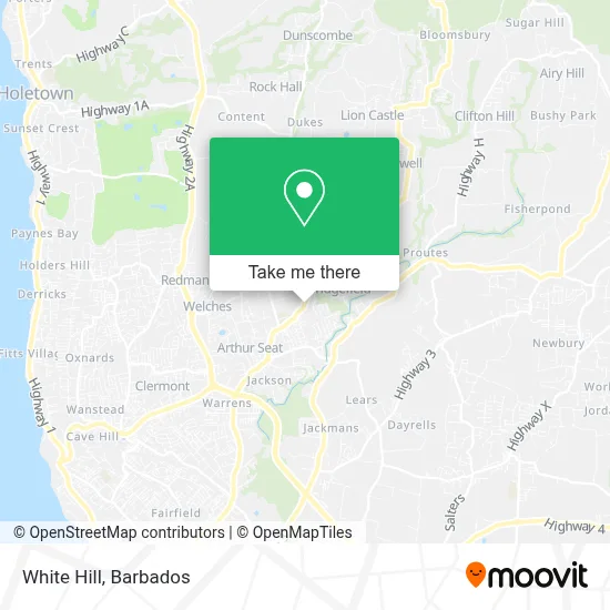 White Hill map
