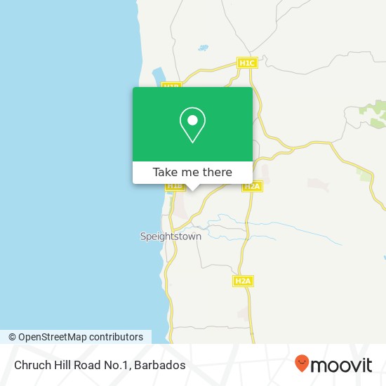 Chruch Hill Road No.1 map