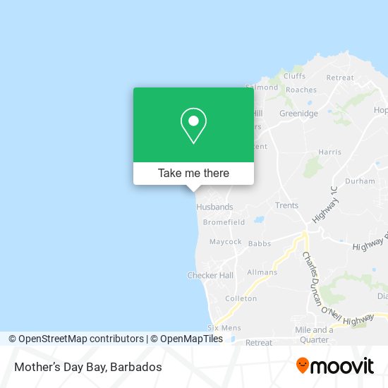 Mother’s Day Bay map