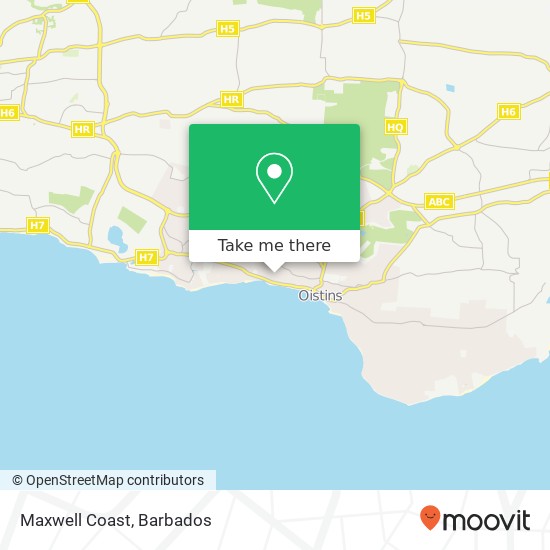 Maxwell Coast map