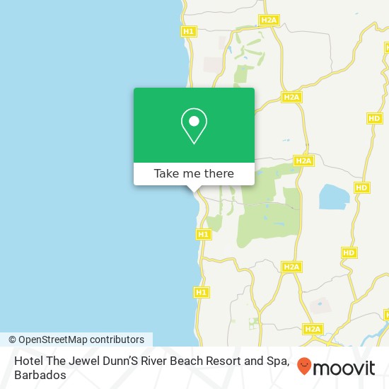 Hotel The Jewel Dunn’S River Beach Resort and Spa map