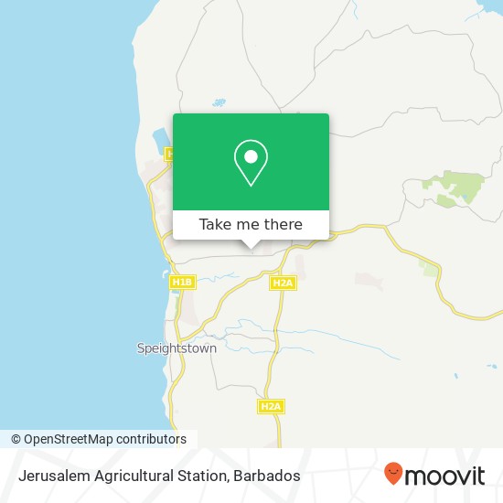 Jerusalem Agricultural Station map