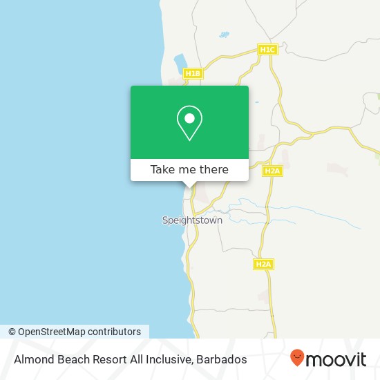 Almond Beach Resort All Inclusive map