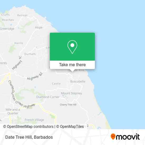 Date Tree Hill map