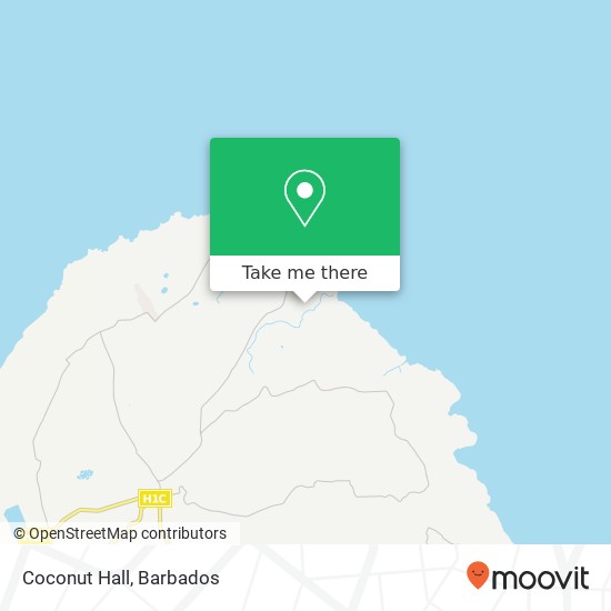 Coconut Hall map