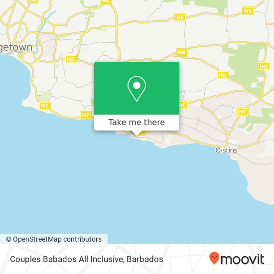 Couples Babados All Inclusive map