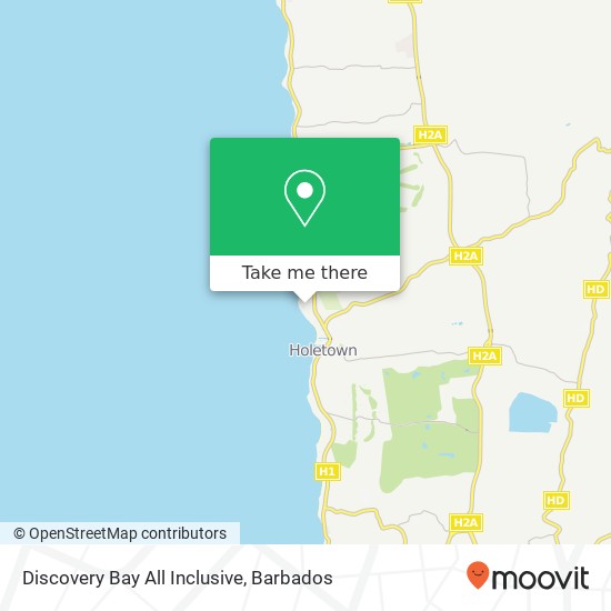 Discovery Bay All Inclusive map
