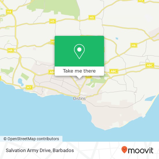 Salvation Army Drive map
