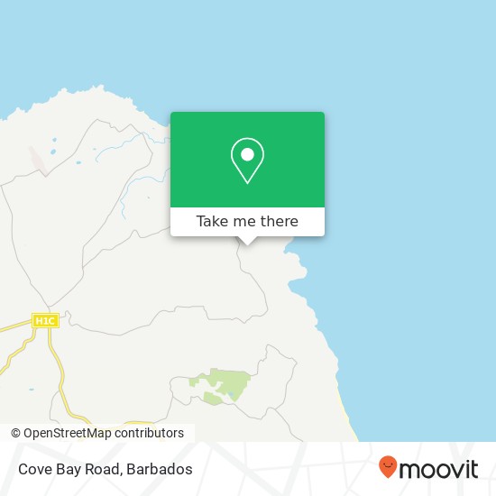 Cove Bay Road map