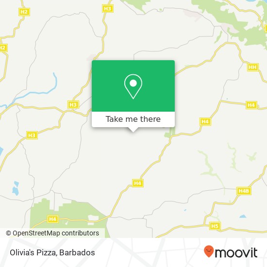 Olivia's Pizza map