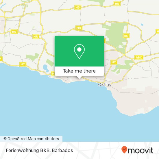 Ferienwohnung B&B map