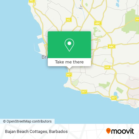 Bajan Beach Cottages map