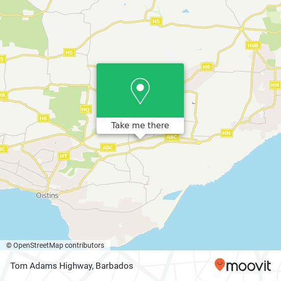 Tom Adams Highway map