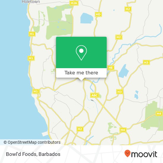 Bowl'd Foods, Saint Michael map