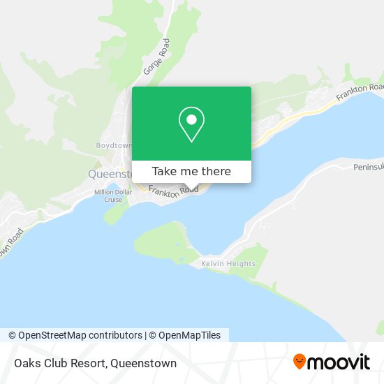 Oaks Club Resort map