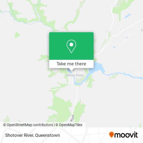 Shotover River map