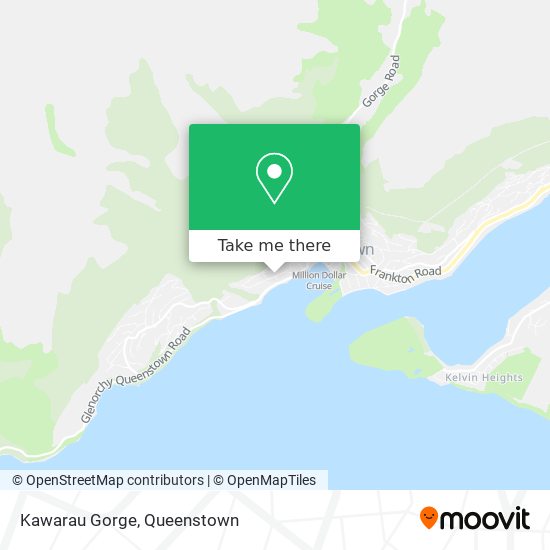 Kawarau Gorge map