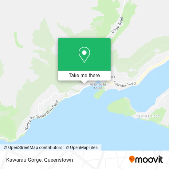 Kawarau Gorge map