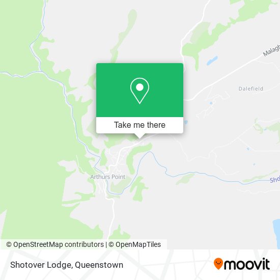 Shotover Lodge map