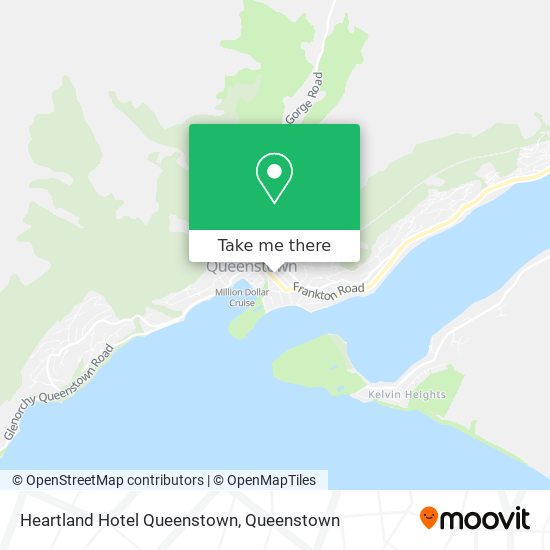 Heartland Hotel Queenstown map