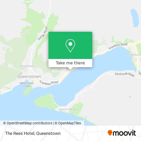 The Rees Hotel map
