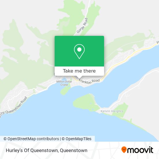 Hurley's Of Queenstown map