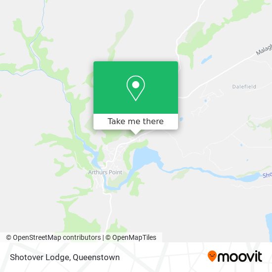 Shotover Lodge map