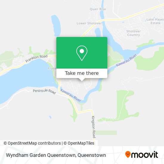 Wyndham Garden Queenstown map